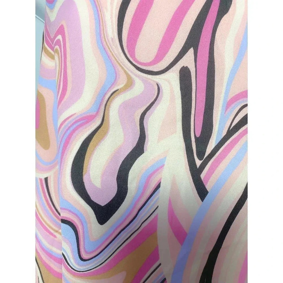 Bar III Pink Swirl Print Tank Top Blouse size L NWT - Picture 6 of 6